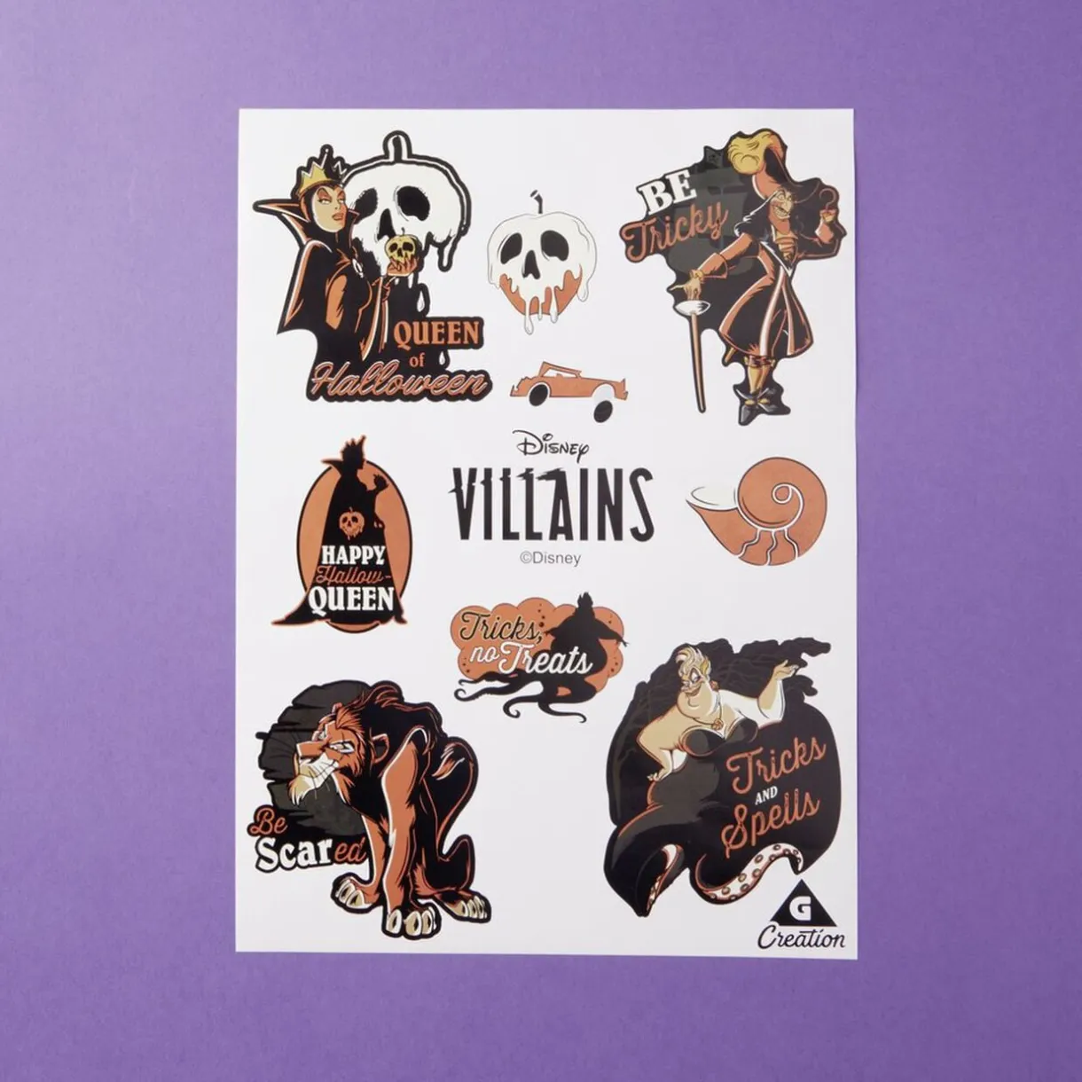 Stickers Disney Hallloween Villains < Gifi Outlet