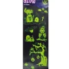 Stickers Halloween phosphorescents (2 modèles)