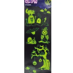 Stickers Halloween phosphorescents (2 modèles)