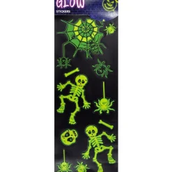 Stickers Halloween phosphorescents (2 modèles)