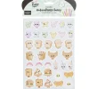 Stickers kawaii funny 5 feuillets