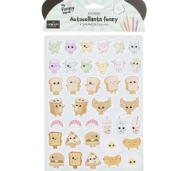 Stickers kawaii funny 5 feuillets
