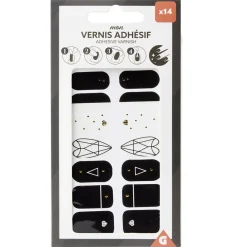 Stickers pour ongles x24 autocollants < Gifi Best