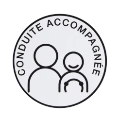 Sticker voiture conduite accompagnée