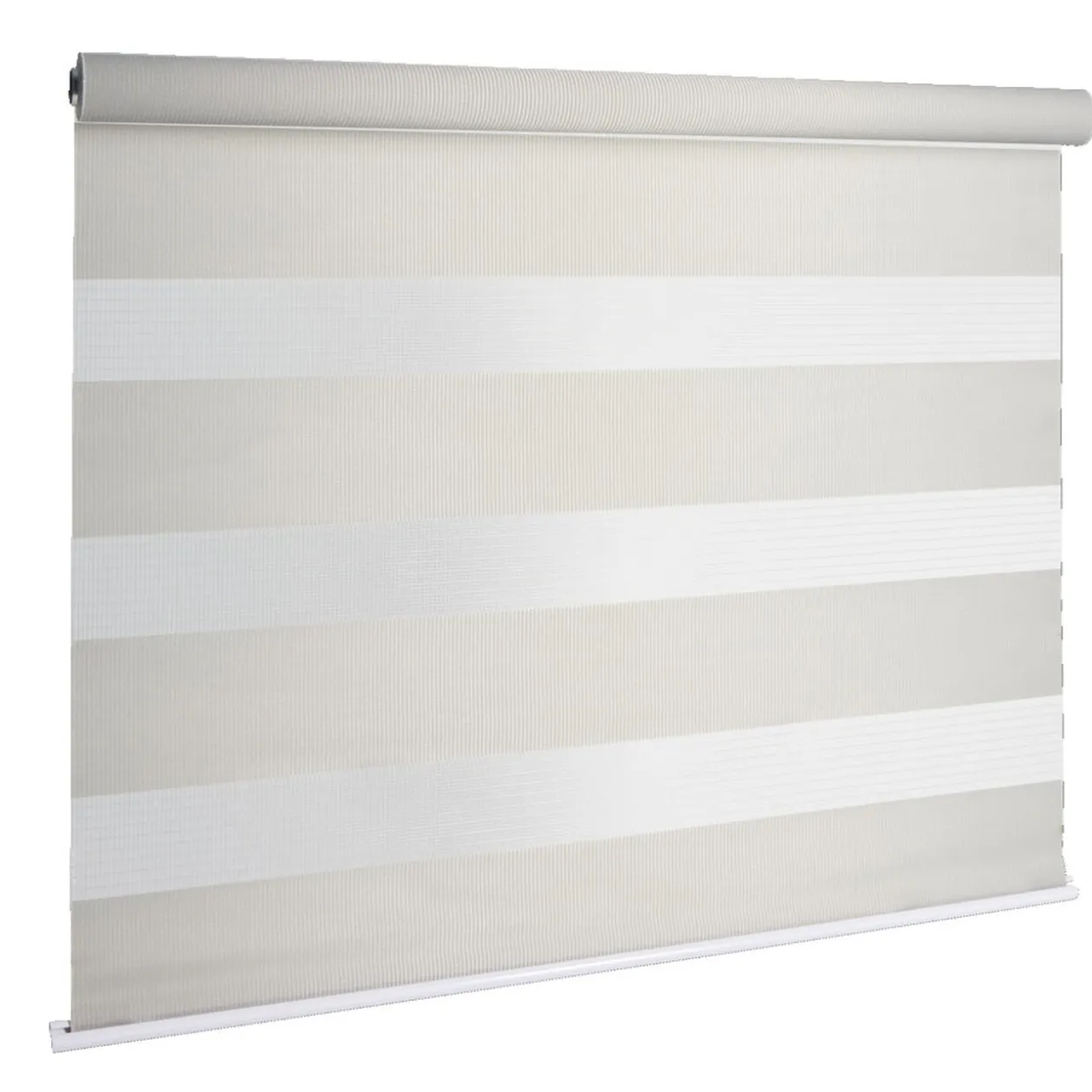 Store enrouleur avec ou sans perçage jour nuit beige 60x160cm