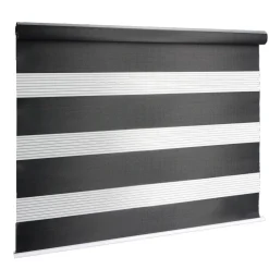 Store enrouleur avec ou sans perçage jour nuit noir 93x160cm < Gifi Outlet