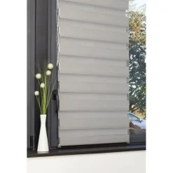 Store enrouleur avec ou sans perçage jour nuit gris 60x160cm < Gifi New