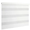 Store enrouleur avec ou sans perçage jour nuit blanc 93x160cm