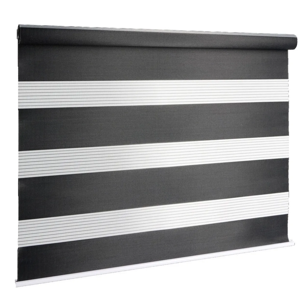 Store enrouleur avec ou sans perçage jour nuit noir 40x160cm < Gifi Hot