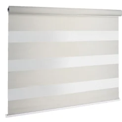 Store enrouleur avec ou sans perçage jour nuit beige 40x160cm