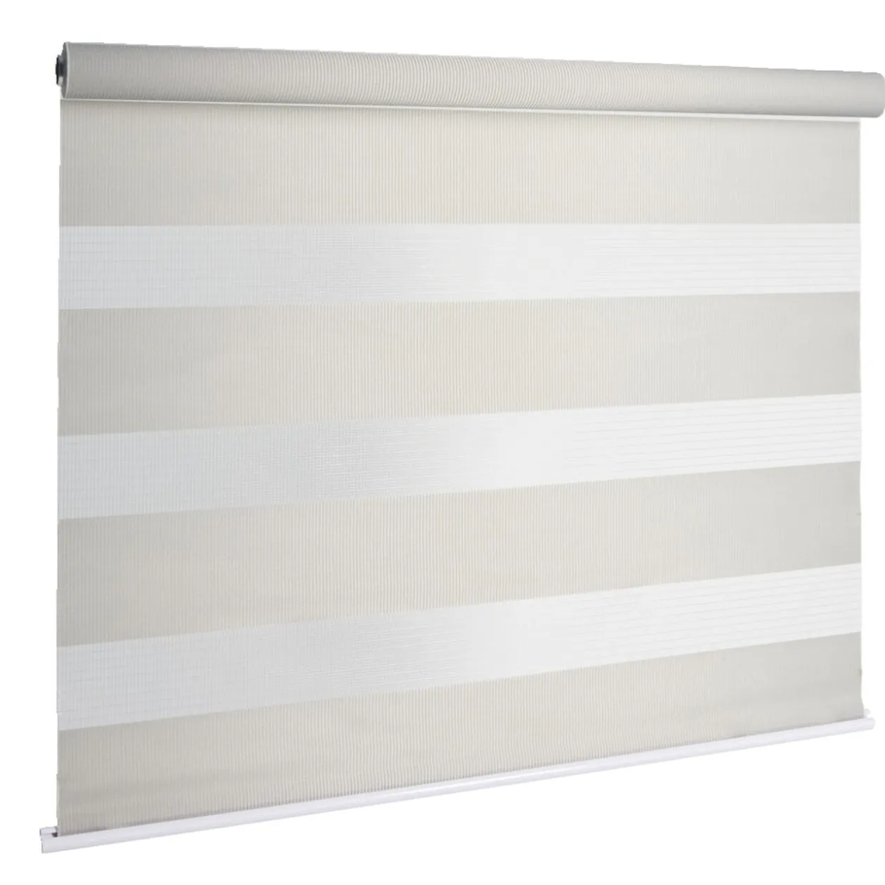 Store enrouleur avec ou sans perçage jour nuit beige 40x160cm