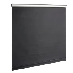 Store enrouleur avec ou sans perçage occultant noir 55.5x160cm