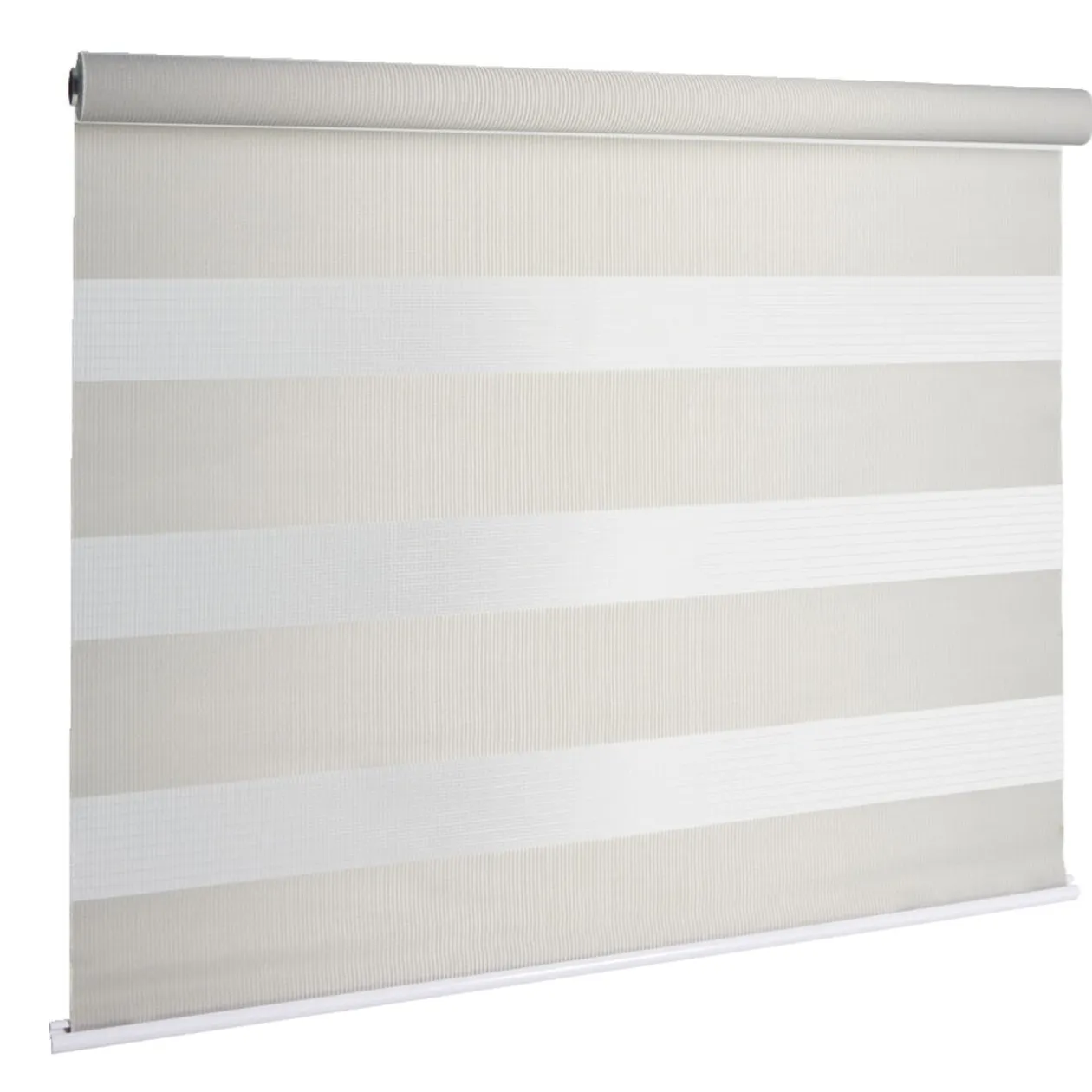 Store enrouleur avec ou sans perçage jour nuit beige 45x160cm