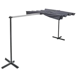 Store inclinable rétractable Aoste noir 375x250xH220cm 9,37m² < Gifi Online