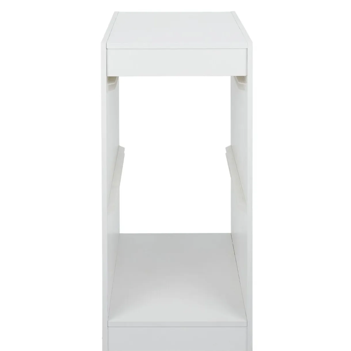 Structure bois blanc pour 2 bacs de rangement coulissants 44x32,9xH68,3cm < Gifi Best