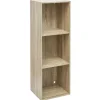 Structure Box Cube 3 cases 35x30x105cm bois naturel