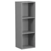 Structure Box Cube 3 cases 35x30x105cm bois gris