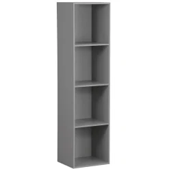 Structure Box Cube 4 cases 35x30x137cm bois gris < Gifi Sale
