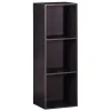 Structure Box Cube 3 cases 35,2x30x103,2cm bois noir