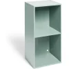 Structure Box Cube 2 cases 35x30x70cm bois vert