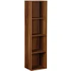 Structure Box Cube 4 cases 35,2x30x137,2cm bois marron