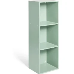 Structure Box Cube 3 cases 35x30xH105cm bois vert < Gifi Discount