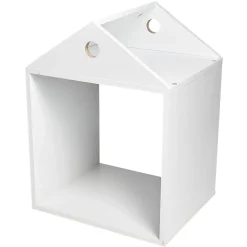 Structure maison enfant Box Cube bois blanc < Gifi Outlet