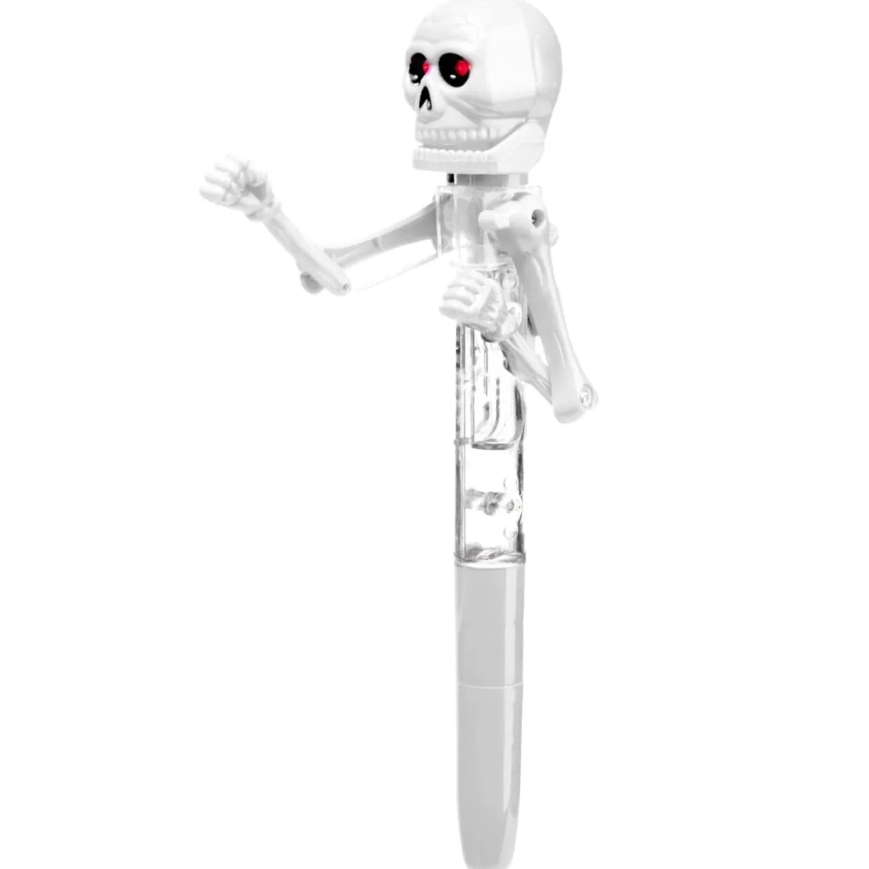 Stylo à bille fun squelette boxeur L14,5cm (4 modèles)