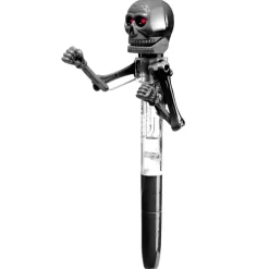 Stylo à bille fun squelette boxeur L14,5cm (4 modèles)