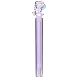 Stylo bille kawaii licorne violet pastel L14,5cm