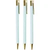 Stylo bille x 3 de couleur bleue et or < Gifi Best
