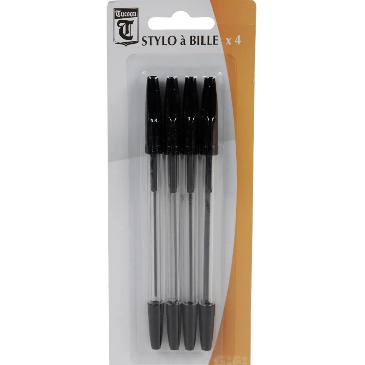 Stylo bille x4 noir < Gifi Best