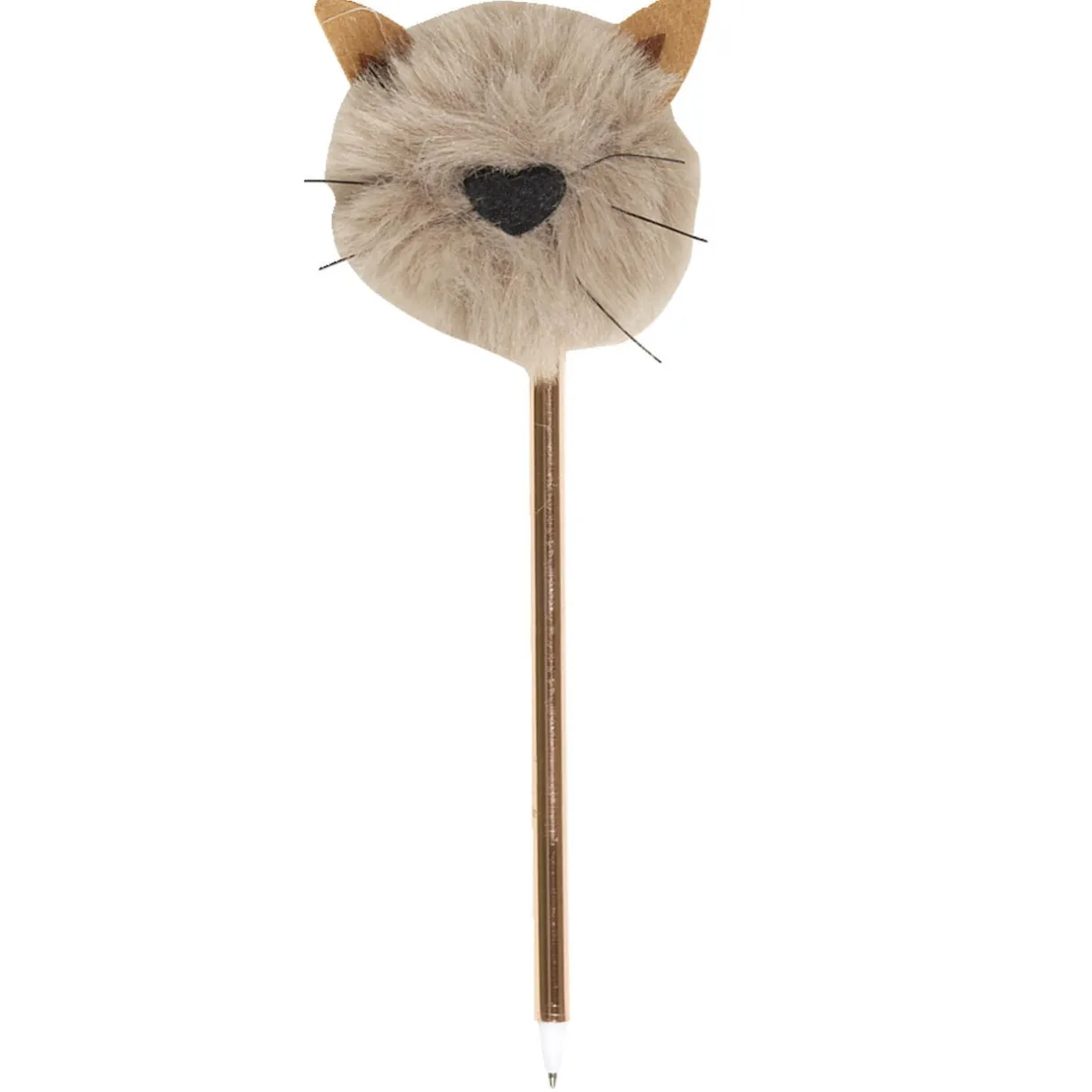 Stylo chat pompon - 3 coloris < Gifi New