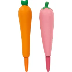 Stylo de décompression à rebond forme carotte ou aubergine
