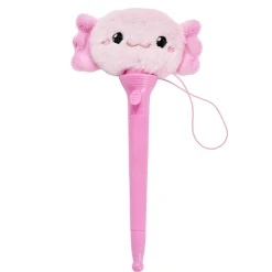 Stylo extrémité peluche encre bleue L19,5cm (2 modèles capybara ou axolotl) < Gifi Discount