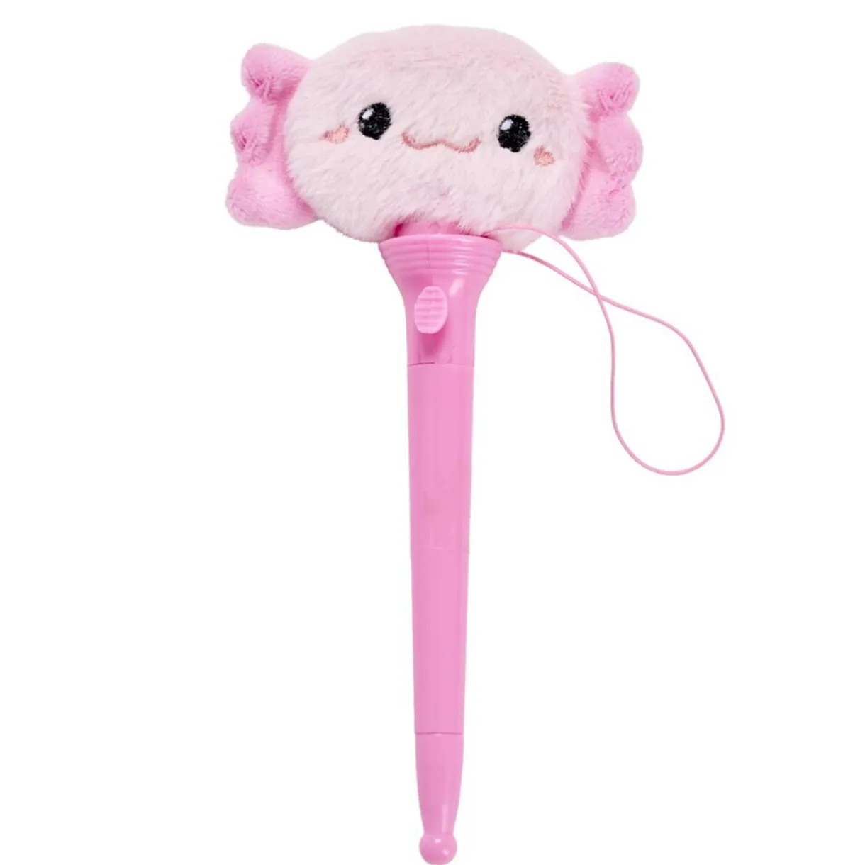 Stylo extrémité peluche encre bleue L19,5cm (2 modèles capybara ou axolotl) < Gifi Discount