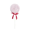 Sucette de Noël à planter rouge Ø14xH40cm