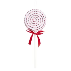 Sucette de Noël à planter rouge Ø14xH40cm
