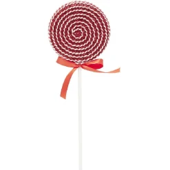 Sucette de Noël à planter rouge Ø14xH40cm