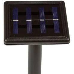 Sucre d'orge lumineux solaire x6 24 LED H43cm < Gifi