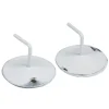 Support de tringle adhésif rond aluminium blanc x2 < Gifi Best