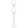 Support de tringle double à oeil en bois Blanc Ø28mm < Gifi Hot