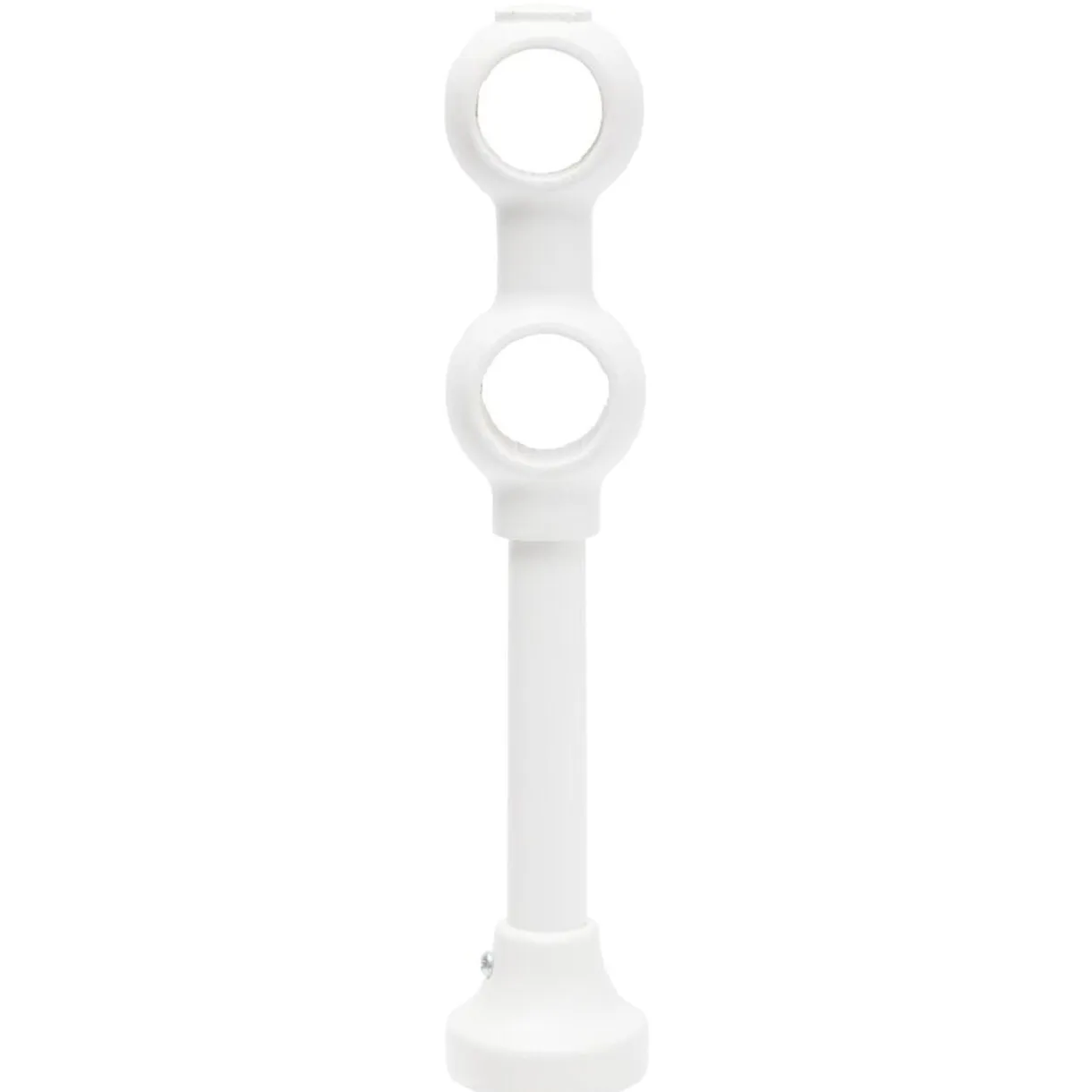 Support de tringle double à oeil en bois Blanc Ø28mm < Gifi Hot