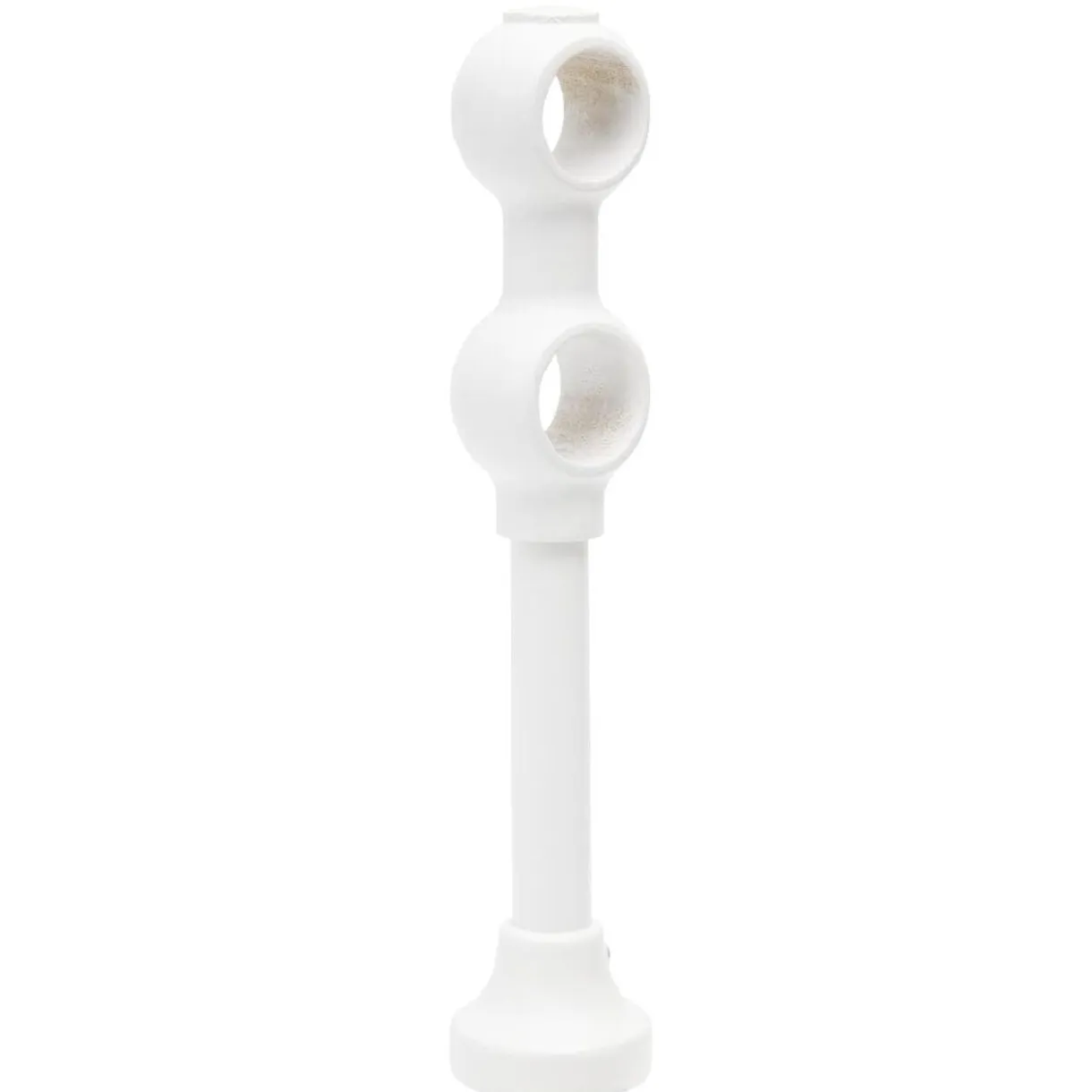 Support de tringle double à oeil en bois Blanc Ø28mm < Gifi Hot