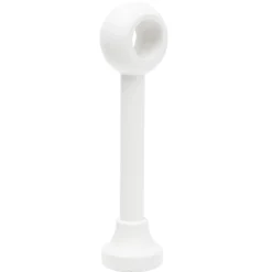 Support de tringle long à oeil en bois Blanc Ø28mm < Gifi Discount