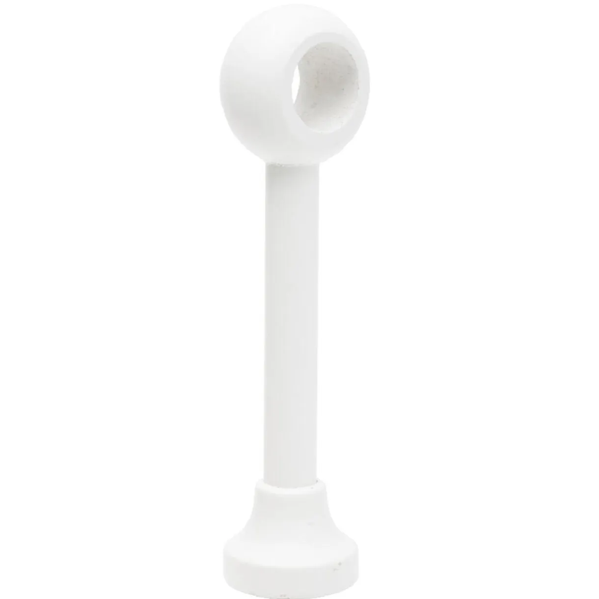 Support de tringle long à oeil en bois Blanc Ø28mm < Gifi Discount