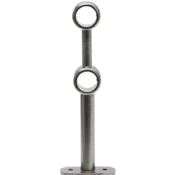 Support double extensible métal gris pour tringle Ø2xL17,5/20cm < Gifi Outlet