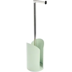 Support papier WC métal et plastique Ø15xH61cm (3 modèles)