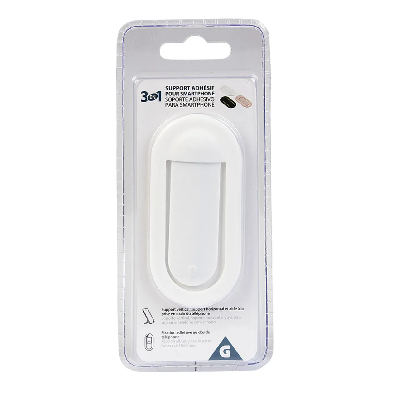 Support pour téléphone vertical horizontal et aide à la prise en main