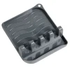 Support repose-cuillères plastique gris
